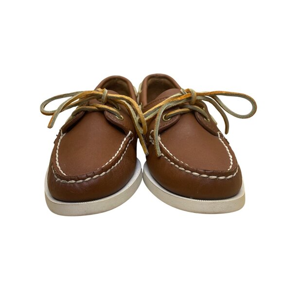 Sperry Women’s Brown Leather Casual Slip-On Top Sider Boat Shoes Size 6M - Picture 2 of 8